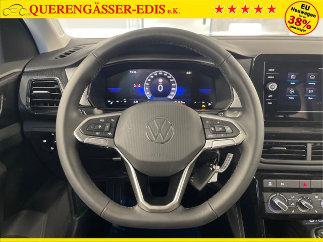 Volkswagen / T-Cross / Grau / / / 95PS PDC vo+hi+Sitzheizung+App+Side+Travel+Stau+ACC+Klima 