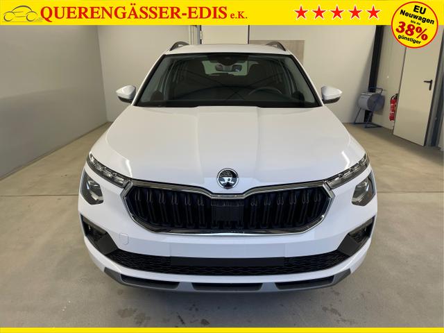 Skoda / KAMIQ / Wei&szlig; / / / 115PS DSG Matrix+AHK+Kamera+PDC vor+hi+Kessy+Sitzheizung+GVL