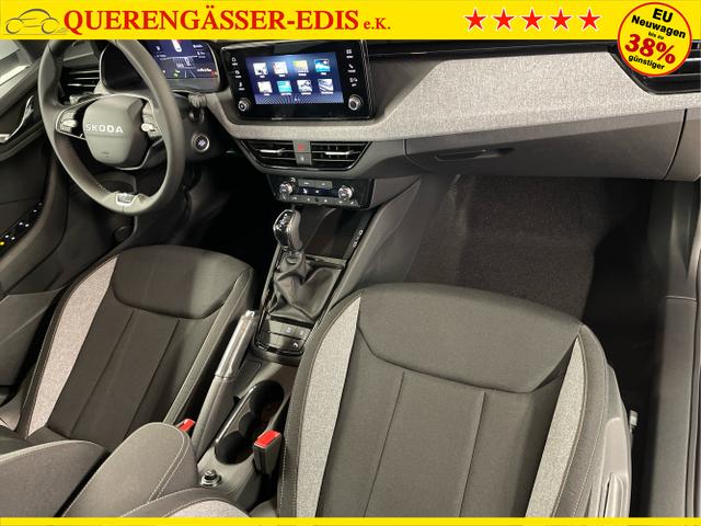 Skoda / KAMIQ / Wei&szlig; / / / 115PS DSG Matrix+AHK+Kamera+PDC vor+hi+Kessy+Sitzheizung+GVL