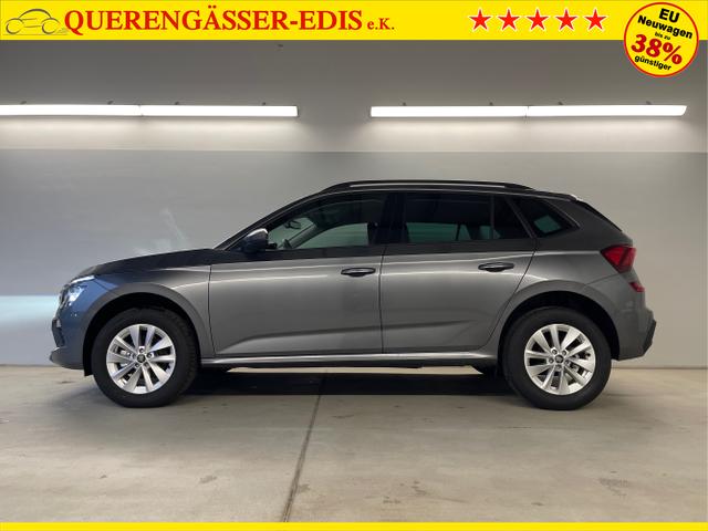 Skoda / KAMIQ / Grau / / / 115PS DSG Matrix+AHK+Kamera+PDC vor+hi+Kessy+Sitzheizung+GVL
