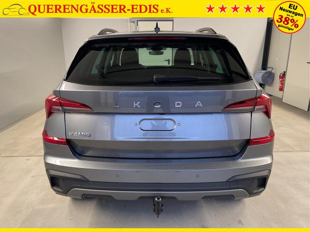 Skoda / KAMIQ / Grau / / / 115PS DSG Matrix+AHK+Kamera+PDC vor+hi+Kessy+Sitzheizung+GVL