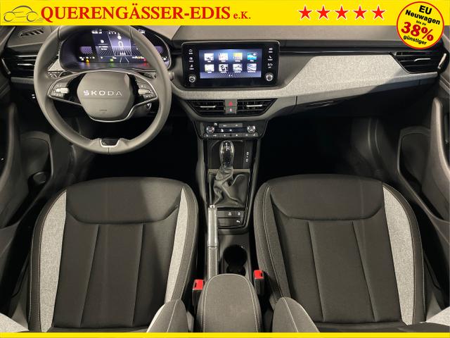 Skoda / KAMIQ / Grau / / / 115PS DSG Matrix+AHK+Kamera+PDC vor+hi+Kessy+Sitzheizung+GVL