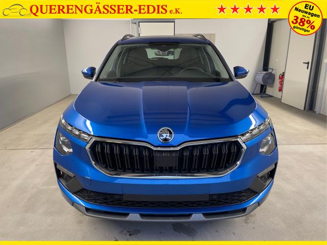 Skoda / KAMIQ / Blau / / / 115PS DSG Matrix+AHK+Kamera+PDC vor+hi+Kessy+Sitzheizung+GVL