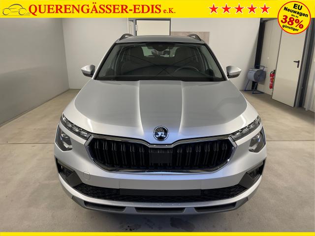 Skoda / KAMIQ / Silber / / / 115PS DSG Matrix+AHK+Kamera+PDC vor+hi+Kessy+Sitzheizung+GVL