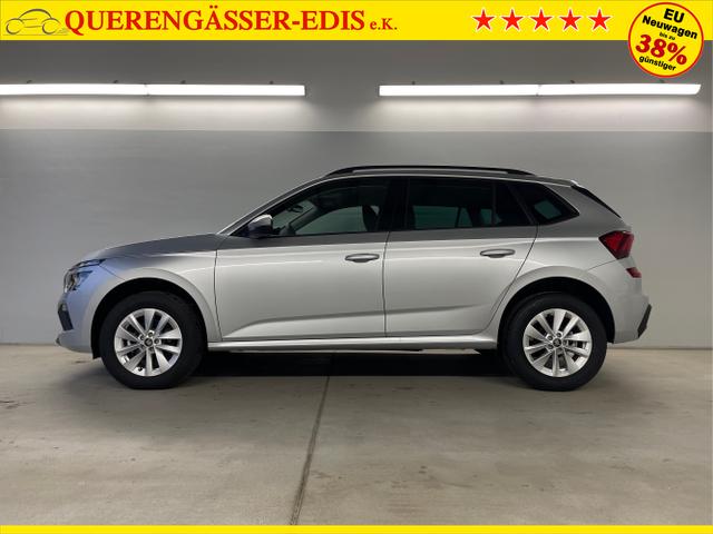 Skoda / KAMIQ / Silber / / / 115PS DSG Matrix+AHK+Kamera+PDC vor+hi+Kessy+Sitzheizung+GVL
