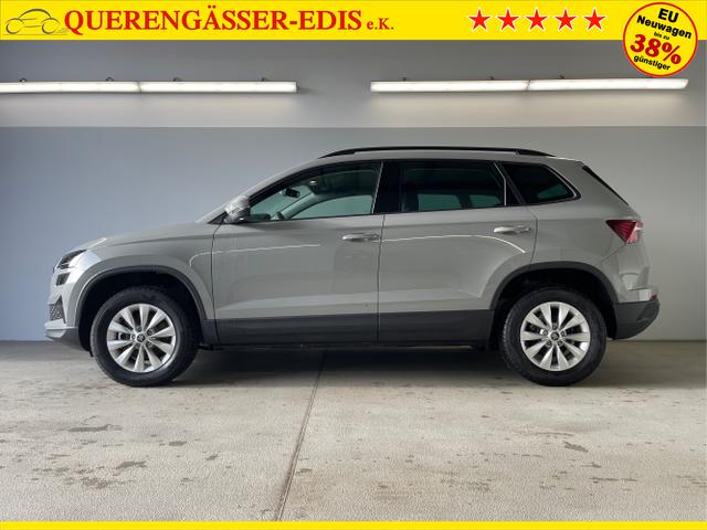 Skoda / Karoq / Grau / / / 150PS DSG AHK+Kamera+ACC+Kessy+Kamera+ParkPilot vo+hi+App