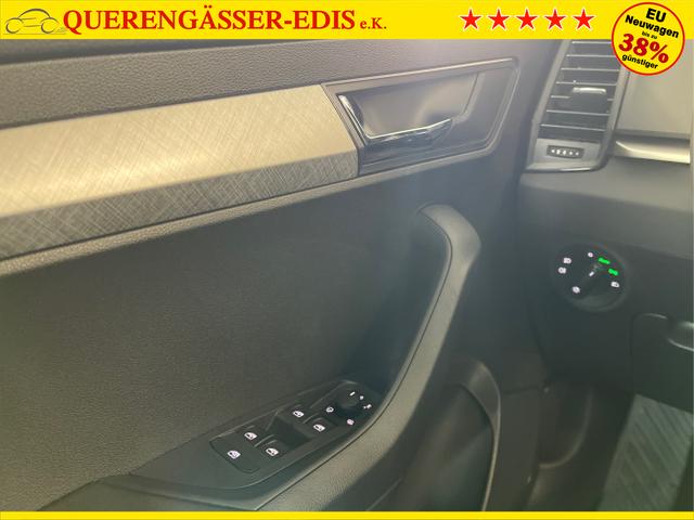 Skoda / Karoq / Grau / / / 150PS DSG AHK+Kamera+ACC+Kessy+Kamera+ParkPilot vo+hi+App