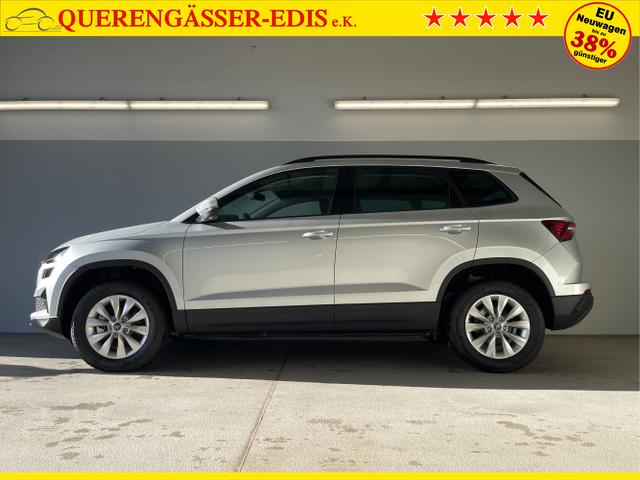 Skoda / Karoq / Silber / / / 150PS DSG AHK+Kamera+ACC+Kessy+Kamera+ParkPilot vo+hi+App