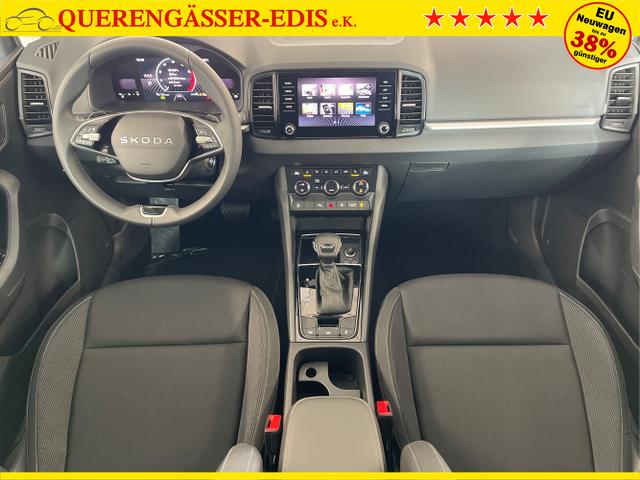 Skoda / Karoq / Silber / / / 150PS DSG AHK+Kamera+ACC+Kessy+Kamera+ParkPilot vo+hi+App