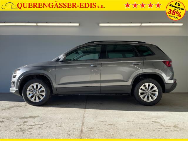 Skoda / Karoq / Grau / / / 150PS DSG AHK+Kamera+ACC+Kessy+Kamera+ParkPilot vo+hi+App