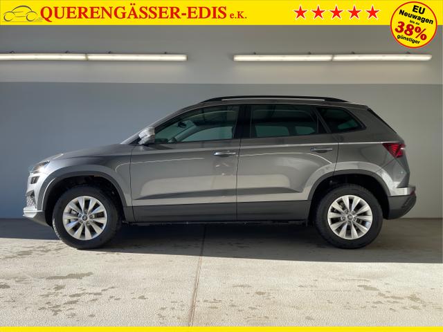 Skoda / Karoq / Grau / / / 150PS DSG AHK+Kamera+ACC+Kessy+Kamera+ParkPilot vo+hi+App