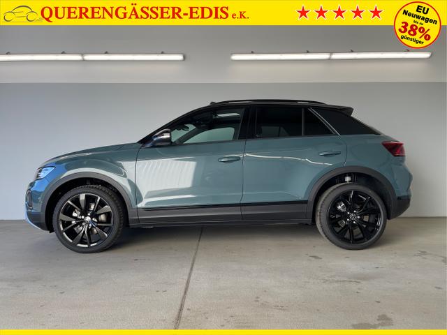 Volkswagen / T-Roc / Blau / / / TDI DSG Pano+Black Style+AHK+Navi+ergoActive+IQ.Drive+Kamera+Keyless