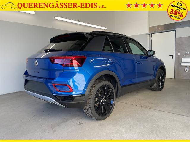 Volkswagen / T-Roc / Blau / / / TDI DSG Pano+Black Style+AHK+Navi+ergoActive+IQ.Drive+Kamera+Keyless