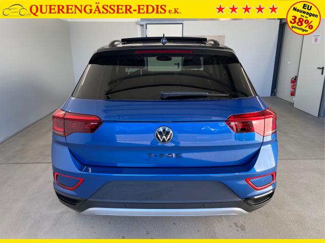 Volkswagen / T-Roc / Blau / / / TDI DSG Pano+Black Style+AHK+Navi+ergoActive+IQ.Drive+Kamera+Keyless