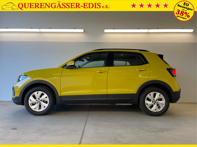Volkswagen / T-Cross / Gelb / / / 95PS PDC vo+hi+Shz+App+Side+Travel