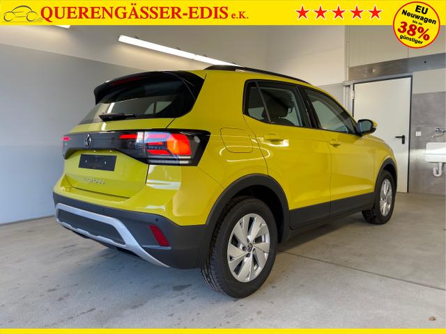 Volkswagen / T-Cross / Gelb / / / 95PS PDC vo+hi+Shz+App+Side+Travel