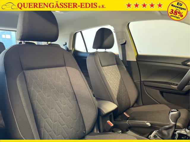 Volkswagen / T-Cross / Gelb / / / 95PS PDC vo+hi+Shz+App+Side+Travel