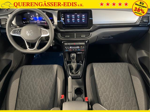 Volkswagen / T-Cross / Grau / / / 95PS PDC vo+hi+Shz+App+Side+Travel