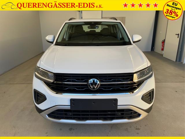 Volkswagen / T-Cross / Wei&szlig; / / / 95PS PDC vo+hi+Shz+App+Side+Travel