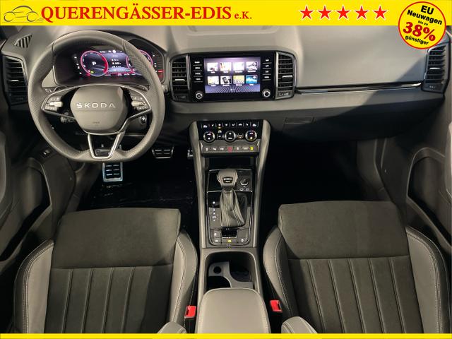 Skoda / Karoq / Blau / / / TDI 4x4 AHK+360°+Alu19+Navi+Matrix+Winter-Paket