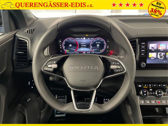 Skoda / Karoq / Blau / / / TDI 4x4 AHK+360°+Alu19+Navi+Matrix+Winter-Paket