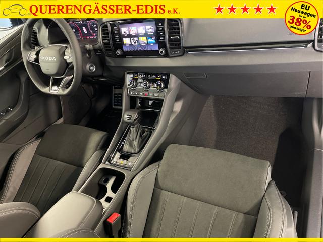 Skoda / Karoq / Blau / / / TDI 4x4 AHK+360°+Alu19+Navi+Matrix+Winter-Paket