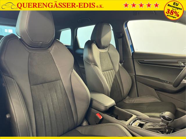 Skoda / Karoq / Blau / / / TDI 4x4 AHK+360°+Alu19+Navi+Matrix+Winter-Paket