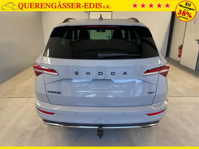 Skoda / Karoq / Grau / / / TSI 4x4 360°+19 Zoll+Navi+AHK+360°+ACC+Frontscheibe beheizbar+Travel Assist