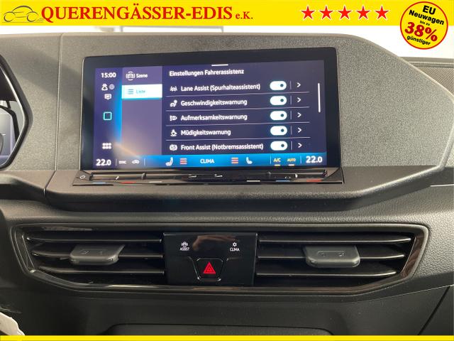 Volkswagen / Caddy / Grau / / / 1.5 TSI GV5+AHK+Climatronic+App-Connect+Winterpaket+ACC+SideAssist