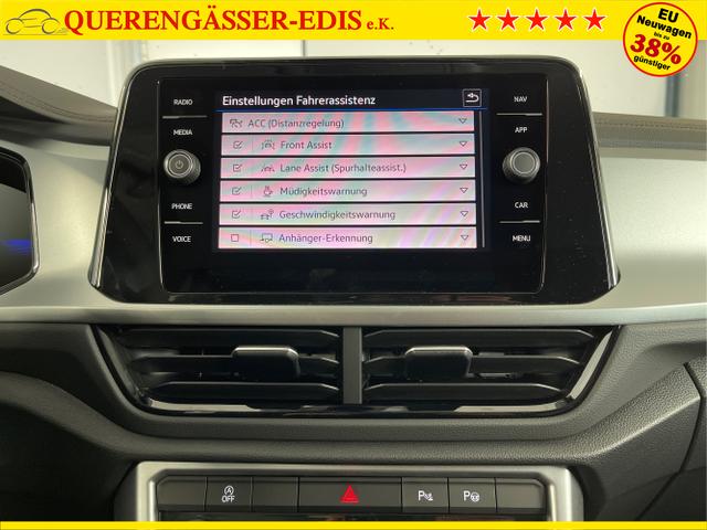 Volkswagen / T-Roc / Schwarz / / / 150PS AHK+Keyless+Kamera+ACC+Sitzheiz+Climatronic+Alu17