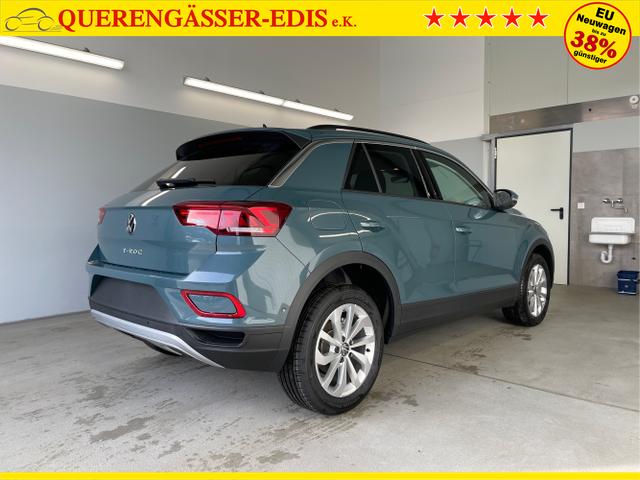 Volkswagen / T-Roc / Blau / / / 150PS AHK+Keyless+Kamera+ACC+Sitzheiz+Climatronic+Alu17