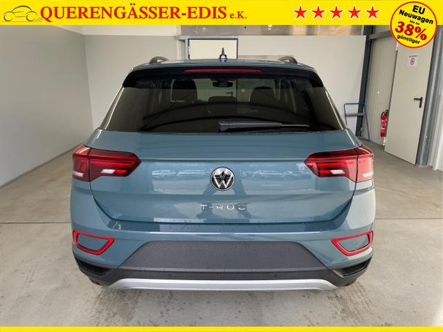 Volkswagen / T-Roc / Blau / / / 150PS AHK+Keyless+Kamera+ACC+Sitzheiz+Climatronic+Alu17