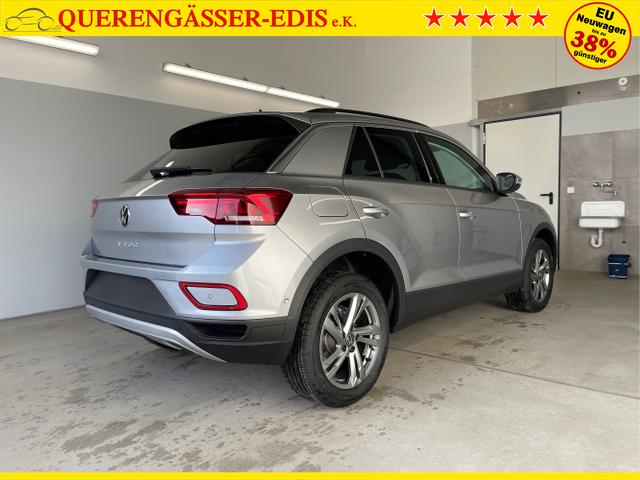 Volkswagen / T-Roc / Silber / / / 150PS AHK+Keyless+Kamera+ACC+Sitzheiz+Climatronic+Alu17