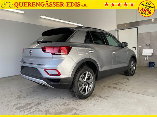 Volkswagen / T-Roc / Silber / / / 150PS AHK+Keyless+Kamera+ACC+Sitzheiz+Climatronic+Alu17