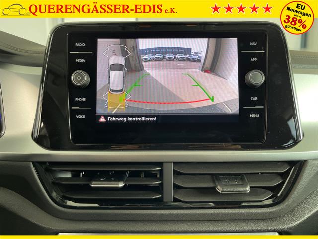 Volkswagen / T-Roc / Blau / / / 150PS AHK+Keyless+Kamera+ACC+Sitzheiz+Climatronic+Alu17