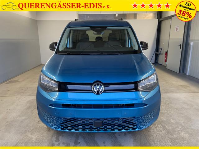 Volkswagen / Caddy / Blau / / / 115PS DSG AHK+7 Sitze+Kamera+App-Connect+Winterpaket+ACC+SideAssist