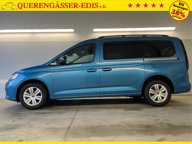 Volkswagen / Caddy / Blau / / / 115PS DSG AHK+7 Sitze+Kamera+App-Connect+Winterpaket+ACC+SideAssist