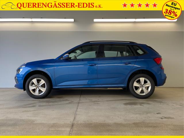 Skoda / KAMIQ / Blau / / / 115PS DSG AHK+16 Zoll Alu+Sitzheizung+App-Connect+GVL