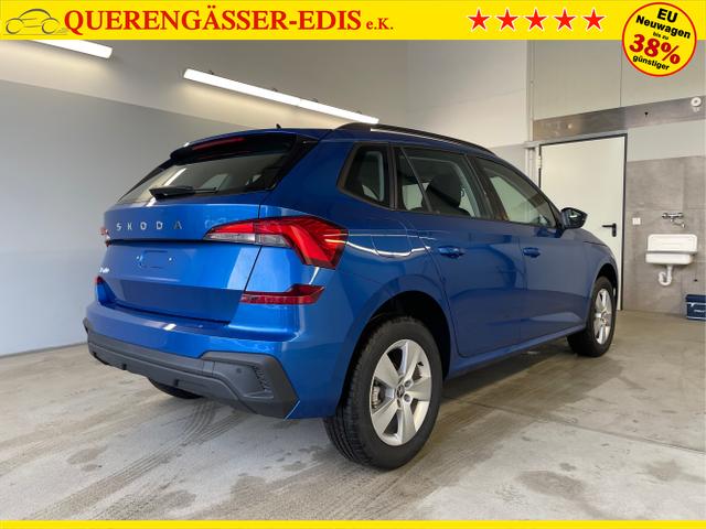 Skoda / KAMIQ / Blau / / / 115PS DSG AHK+16 Zoll Alu+Sitzheizung+App-Connect+GVL
