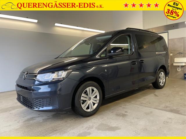 Volkswagen / Caddy / Blau / / / 115PS DSG AHK+7 Sitze+Kamera+App-Connect+Winterpaket+ACC+SideAssist