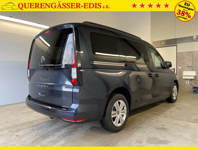 Volkswagen / Caddy / Blau / / / 115PS DSG AHK+7 Sitze+Kamera+App-Connect+Winterpaket+ACC+SideAssist