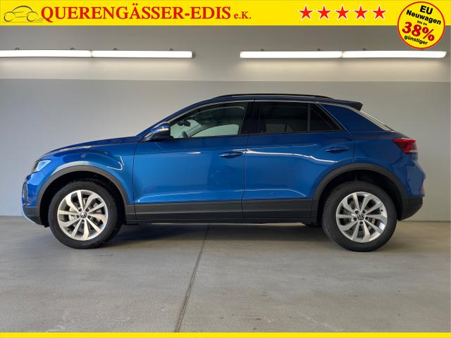 Volkswagen / T-Roc / Blau / / / 150PS AHK+Keyless+Kamera+ACC+Sitzheiz+Climatronic+Alu17