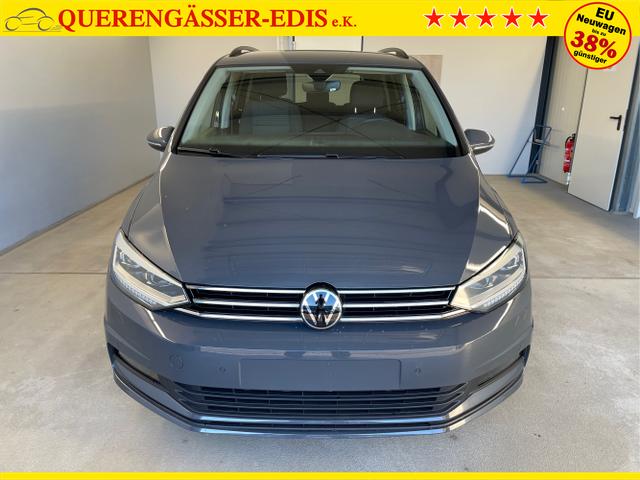 Volkswagen / Touran / Grau / / / 1.5 TSI DSG 7Sitz+AHK+IQ.Light+Kamera+Navi+eHeck+Keyless+Sitzheiz