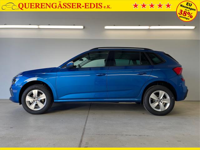 Skoda / KAMIQ / Blau / / / 115PS DSG AHK+Kamera+Kessy+PDC+Winterpaket+Alu16+GVL