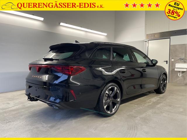 Cupra / Leon Sportstourer / Schwarz / / / 150PS TDI DSG AHK+Matrix+Navi+Kessy+Kamera+SideAssist+Sitzheiz+Alu18