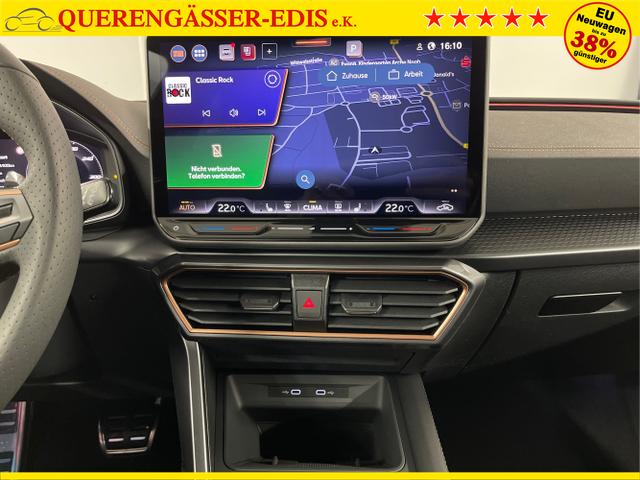 Cupra / Leon Sportstourer / Schwarz / / / 150PS TDI DSG AHK+Matrix+Navi+Kessy+Kamera+SideAssist+Sitzheiz+Alu18