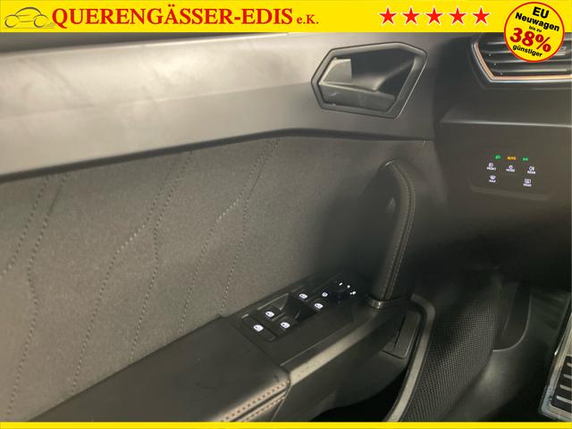 Cupra / Leon Sportstourer / Schwarz / / / 150PS TDI DSG AHK+Matrix+Navi+Kessy+Kamera+SideAssist+Sitzheiz+Alu18