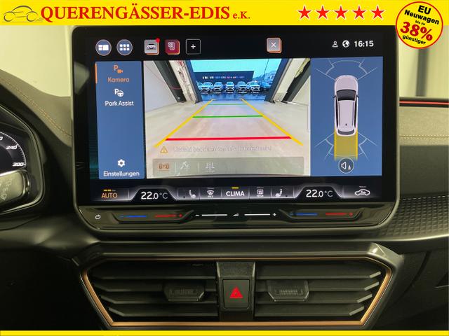 Cupra / Leon Sportstourer / Schwarz / / / 150PS TDI DSG AHK+Matrix+Navi+Kessy+Kamera+SideAssist+Sitzheiz+Alu18