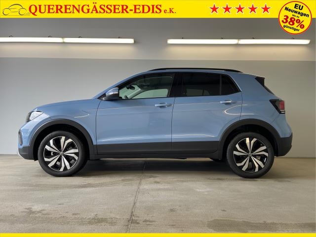 Volkswagen / T-Cross / Blau / / / 115PS DSG AHK+Navi+Kessy+Sitzheizung+App-Connect+ACC