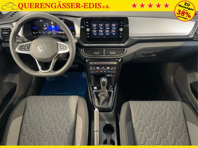 Volkswagen / T-Cross / Blau / / / 115PS DSG AHK+Navi+Kessy+Sitzheizung+App-Connect+ACC
